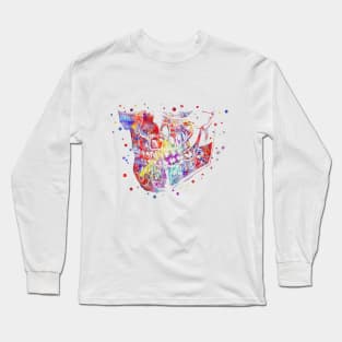 Jaw, jaw anatomy, mandible Long Sleeve T-Shirt